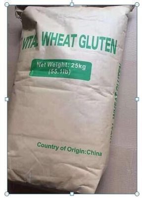 Poudre d'amidon de catégorie comestible de BRC, Vital Wheat Gluten de la meilleure qualité jaune-clair