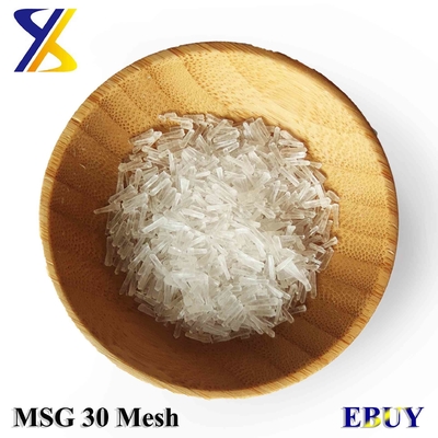 Pureté du glutamate de monosodium 99% (MSG) E621 CAS No. : 142-47-2 assaisonnant, renforceur de saveur naturelle, Mesh Size multiple