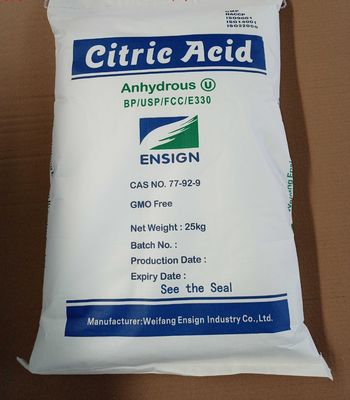 30mesh acide citrique granulaire, régulateur acide de 99,5% analyses