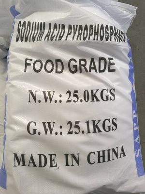 La catégorie comestible de poudre blanche phosphate le produit chimique de CAS 7758-16-9 SAPP