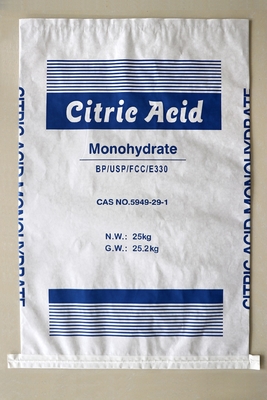 Acide citrique monohydraté en poudre sans odeur 5949-29-1 régulateur d'acidité