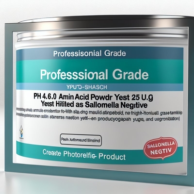 pH 4,0-6,0 poudre d'acides aminés avec levure 25 CFU/g Max Salmonella négatif de qualité professionnelle